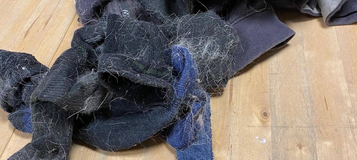 OLFEN: Altkleidercontainer abgebaut