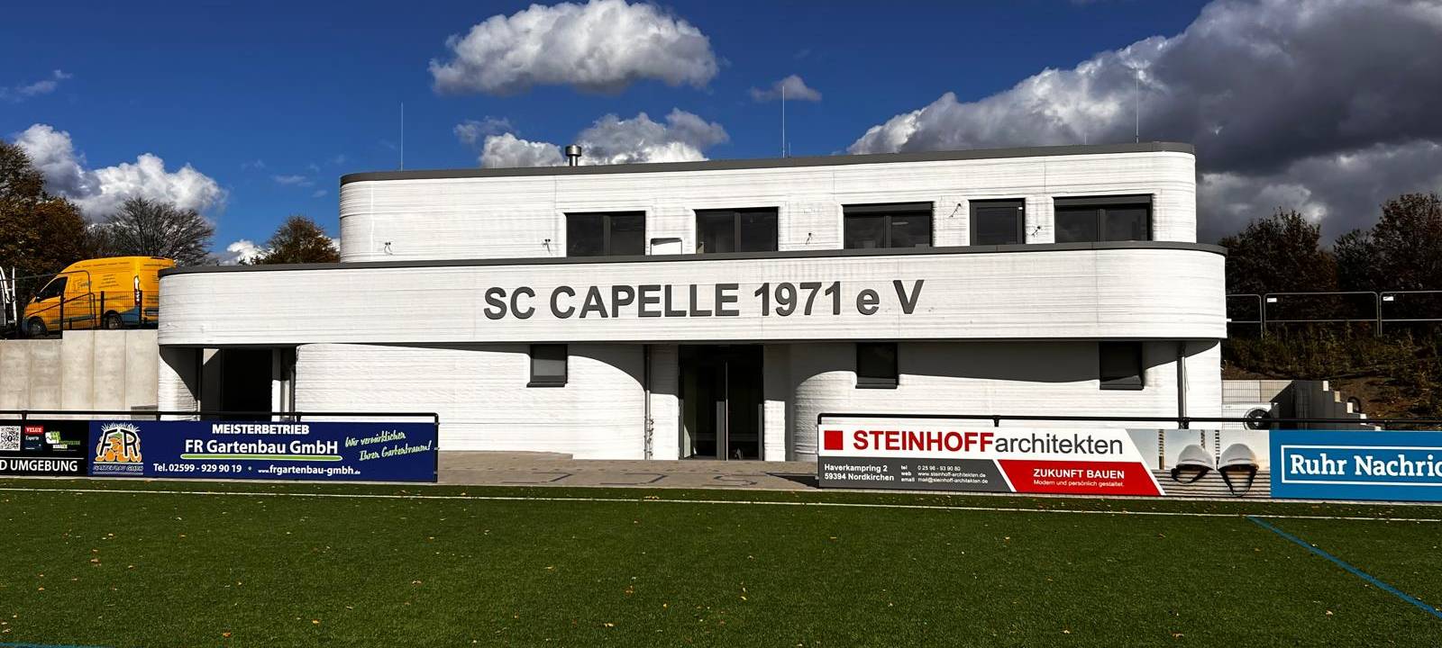 CAPELLE: Einweihung des 3D-Vereinsheim