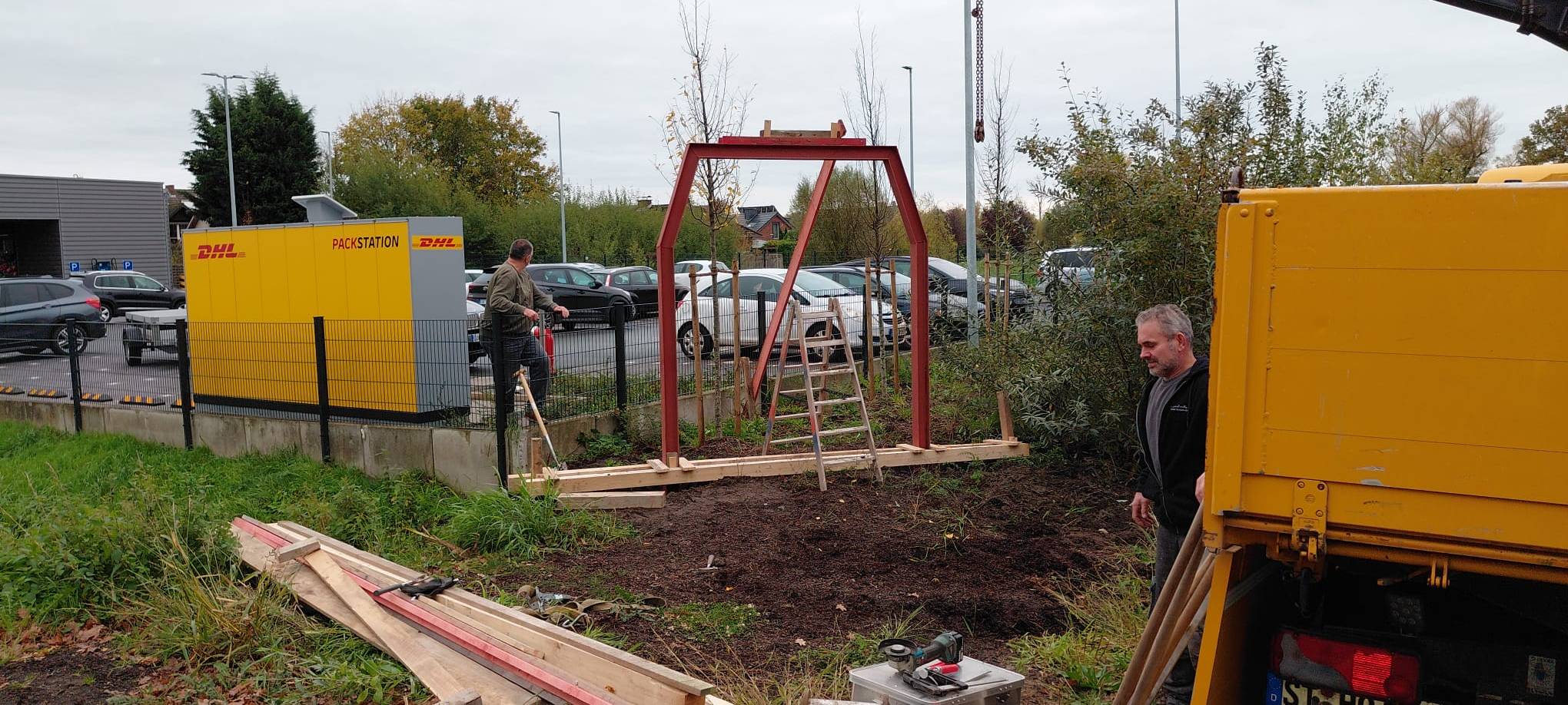 BULDERN: Neues Dorfeingangsschild