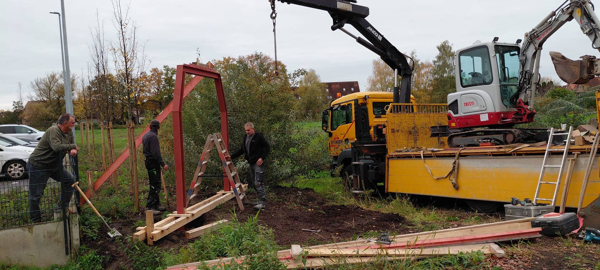 BULDERN: Neues Dorfeingangsschild