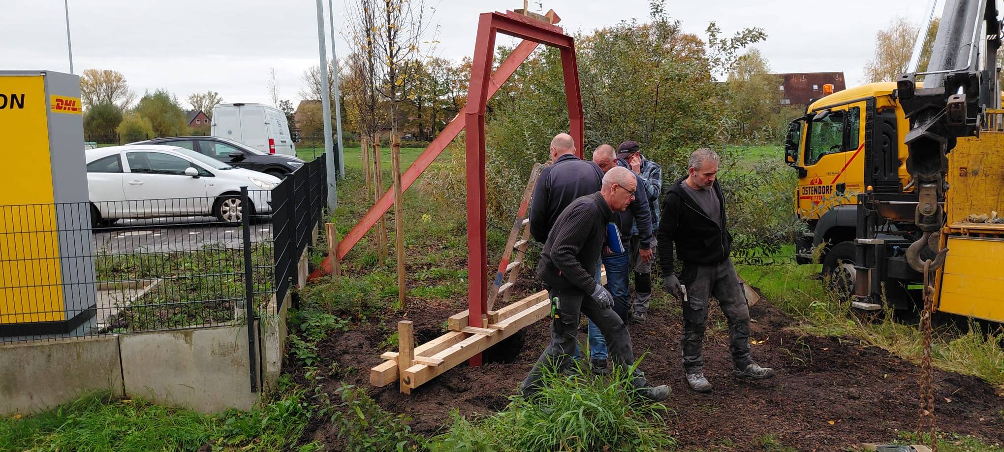 BULDERN: Neues Dorfeingangsschild