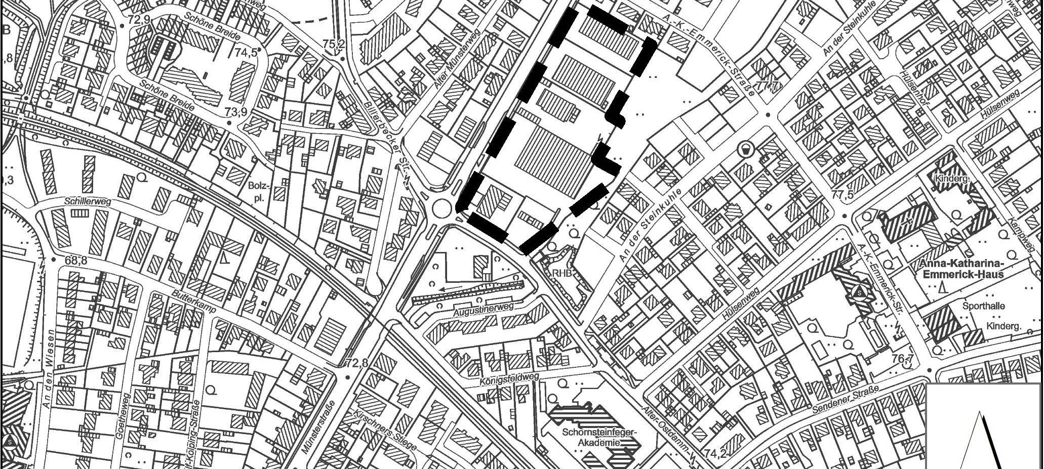 DÜLMEN: Gewerbepläne an der Münsterstraße einsehen