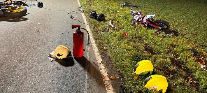 SEPPENRADE: B58 nach Motorradunfall wieder frei