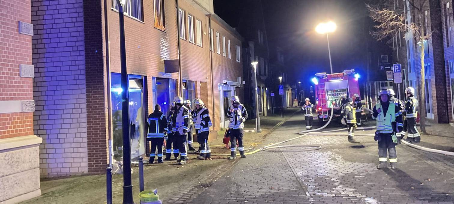 BILLERBECK: Feuer in der Innenstadt
