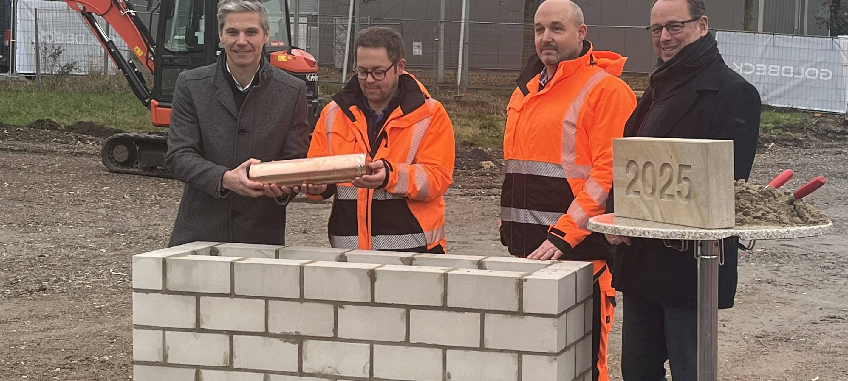 SENDEN: Grundstein für Bauhof