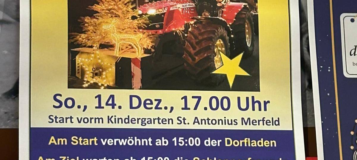 DÜLMEN: Details zur Lichterfahrt