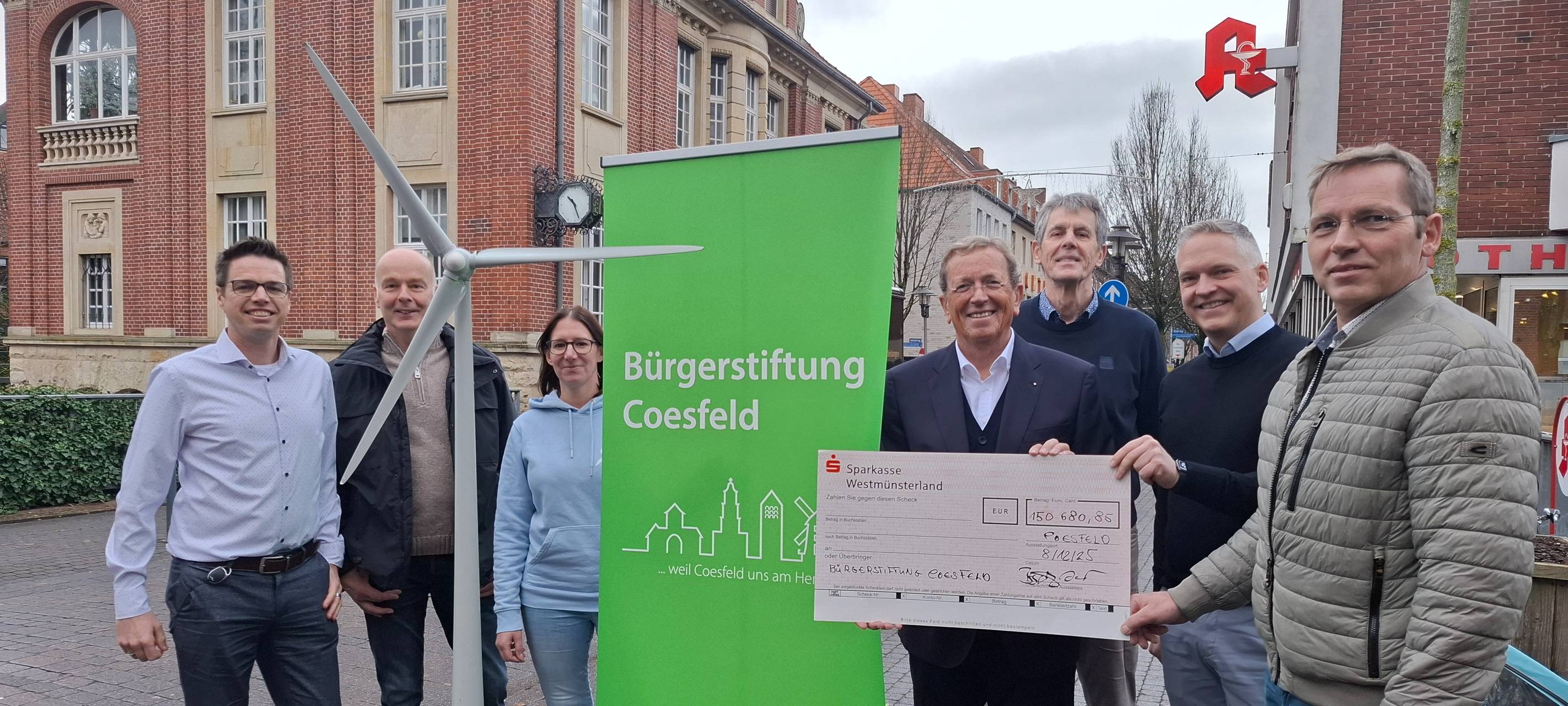 COESFELD 150.000 Euro für Bürgerstiftung