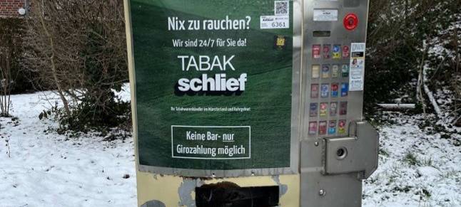 SENDEN: Explosion an Zigarettenautomat