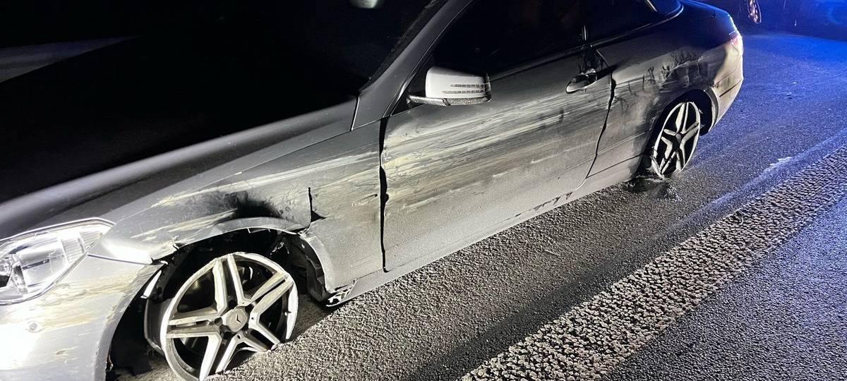 ASCHEBERG: Autofahrer hatte Glück