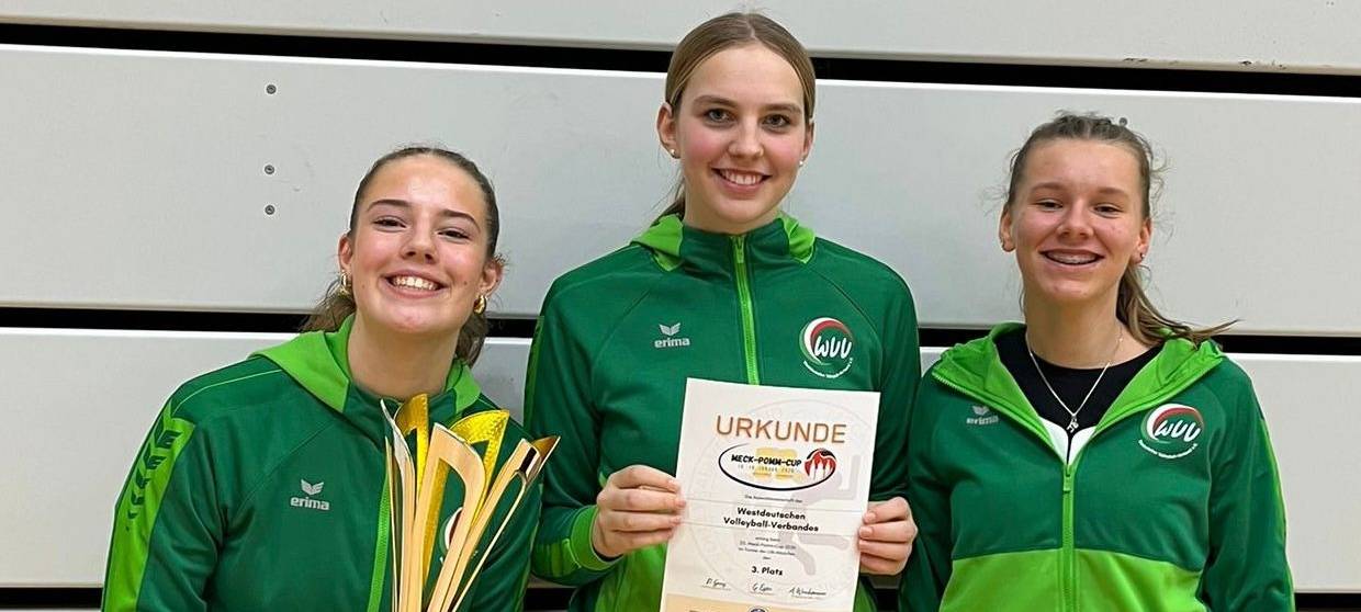 LÜDINGHAUSEN: Volleyballerinnen im Meck-Pom-Cup auf Platz 3