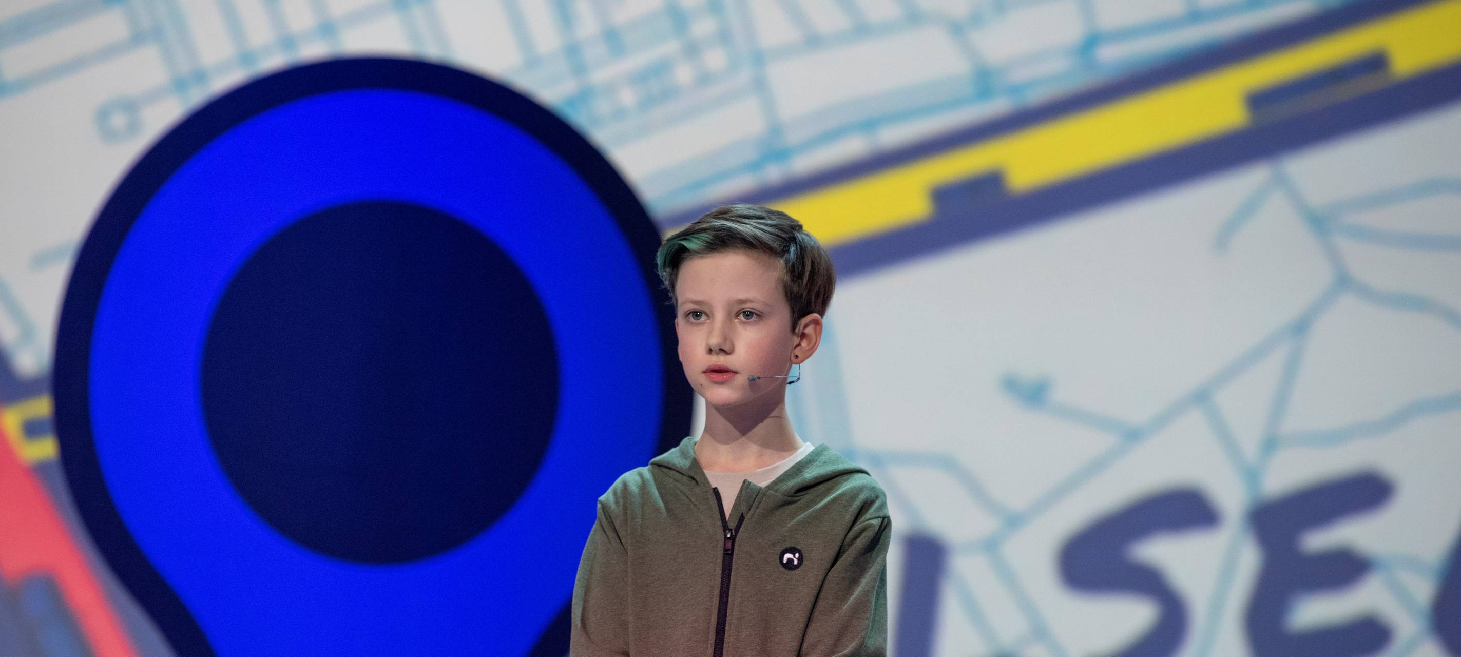 Noah beim Duell "Klein gegen Groß"