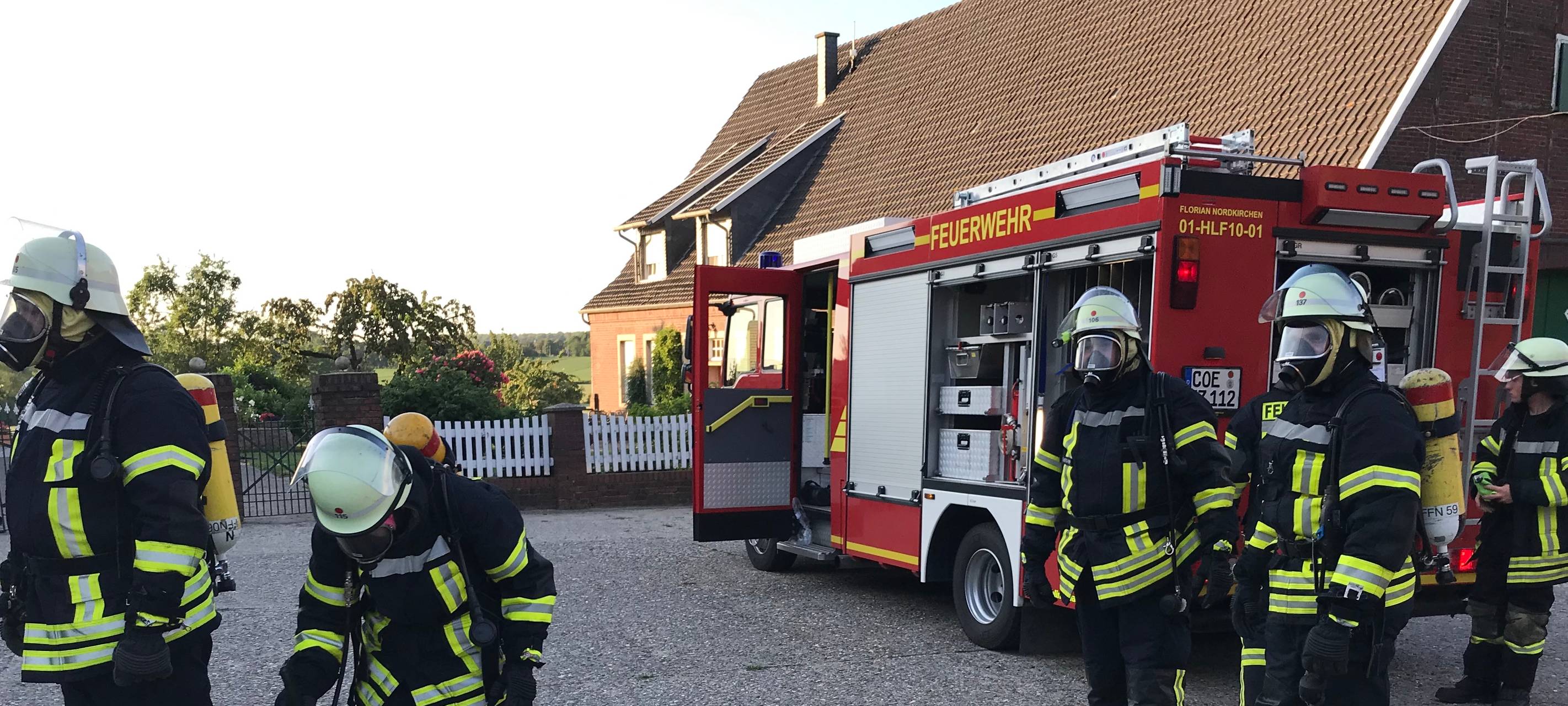 Schwelbrand in Südkirchen