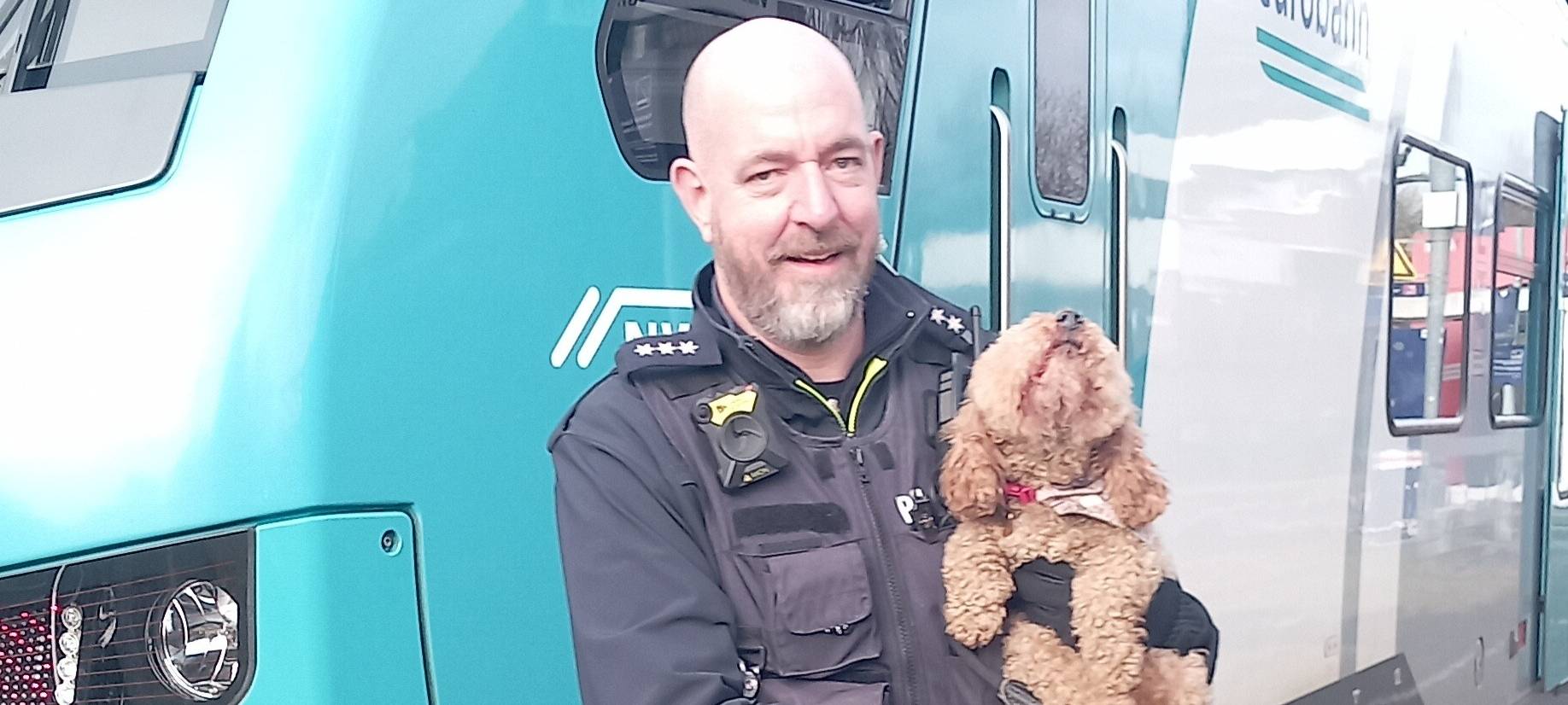 ASCHEBERG: Hund im Gleisbett