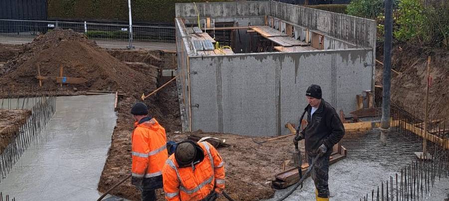 SCHAPDETTEN: Baufortschritt neuer Dorfladen