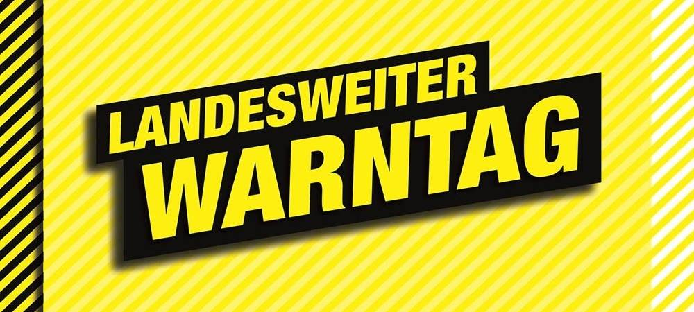 Landesweiter Warntag!