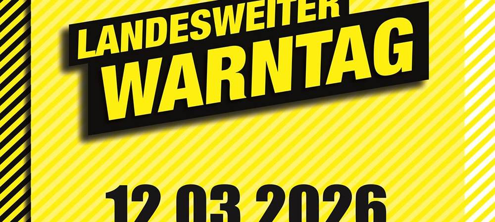 Landesweiter Warntag