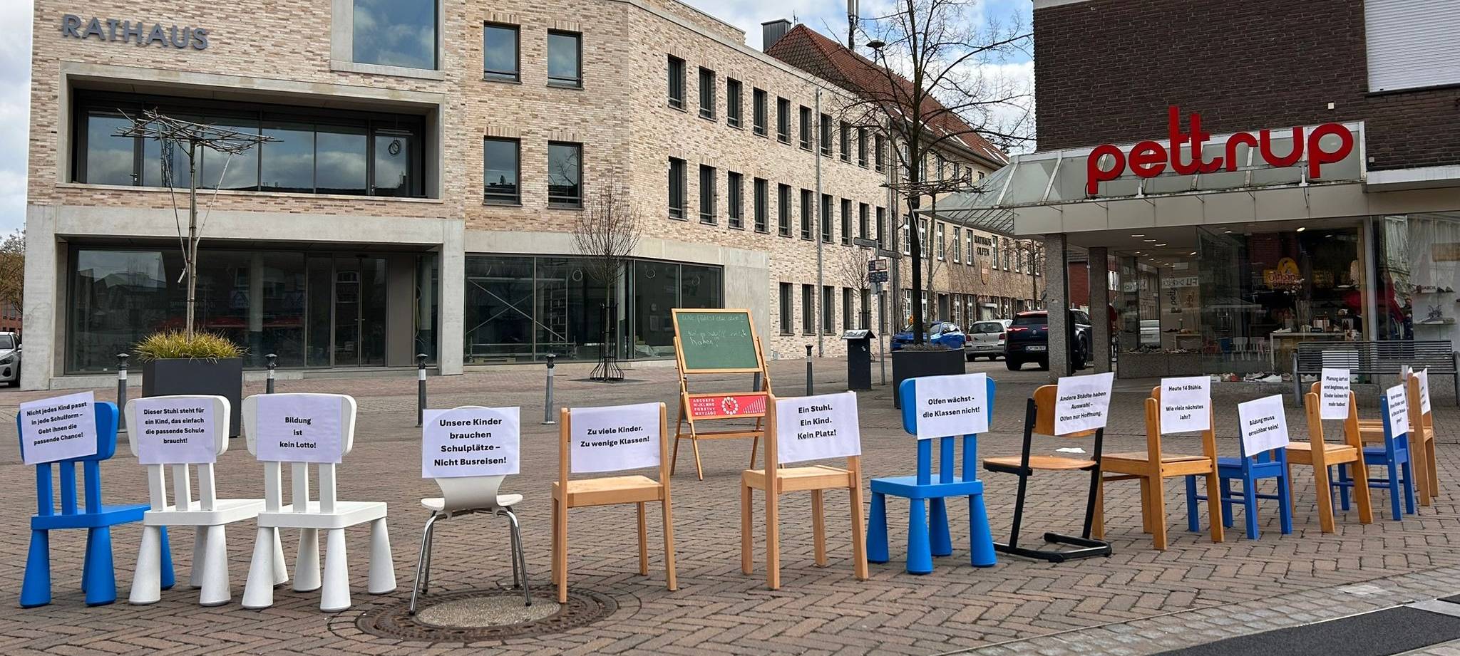 OLFEN: Bilanz Protestaktion für Schulplätze