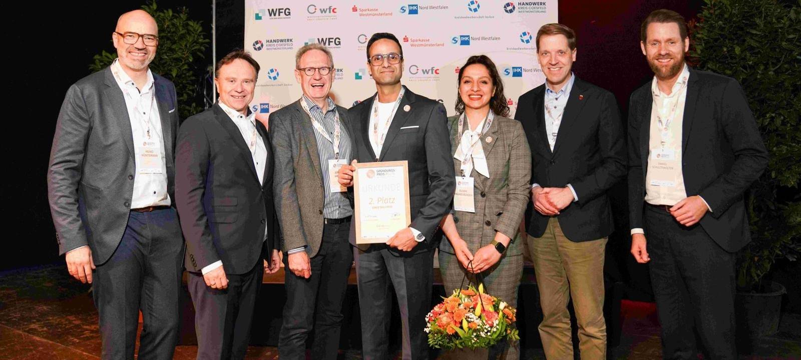 NOTTULN: 2. Platz beim Gründerpreis Westmünsterland