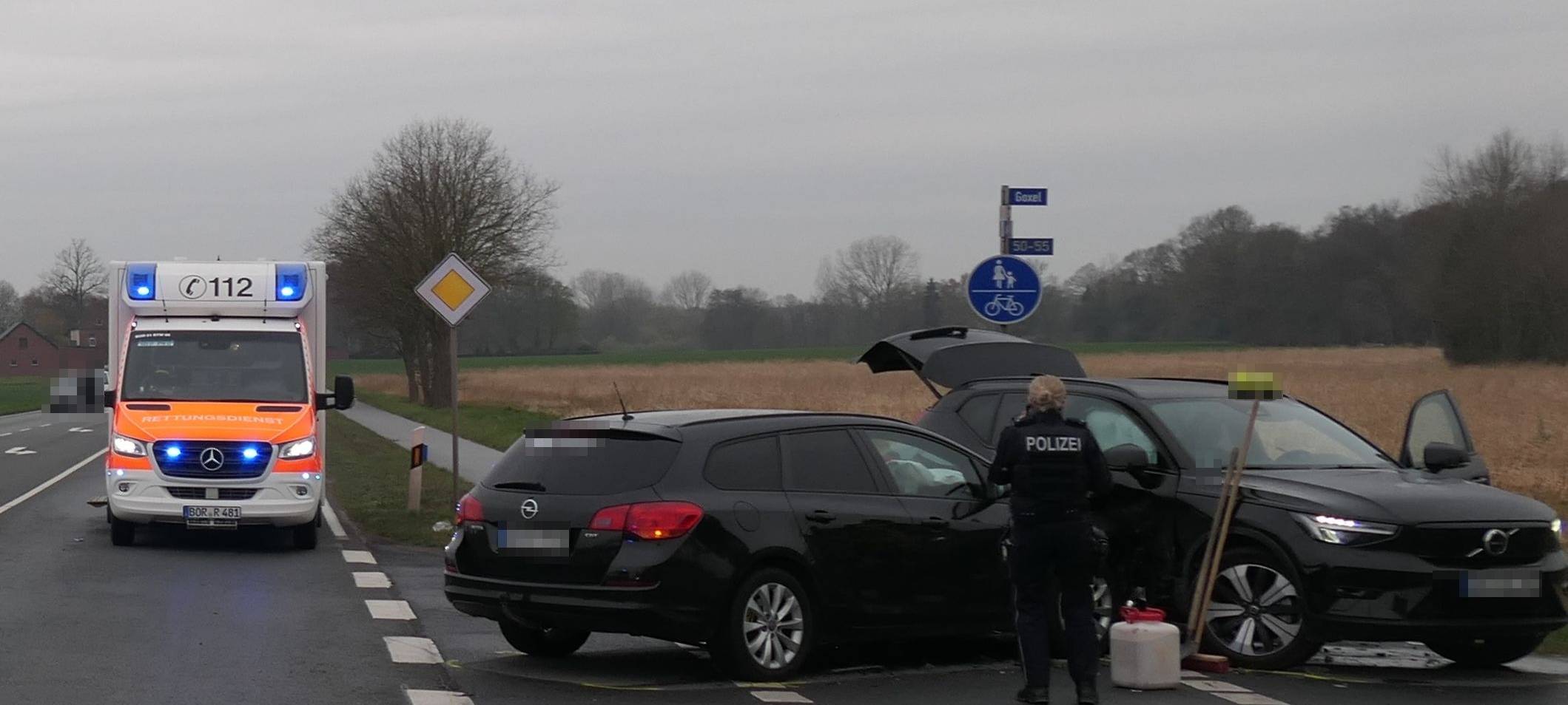 COESFELD: Unfall auf B525
