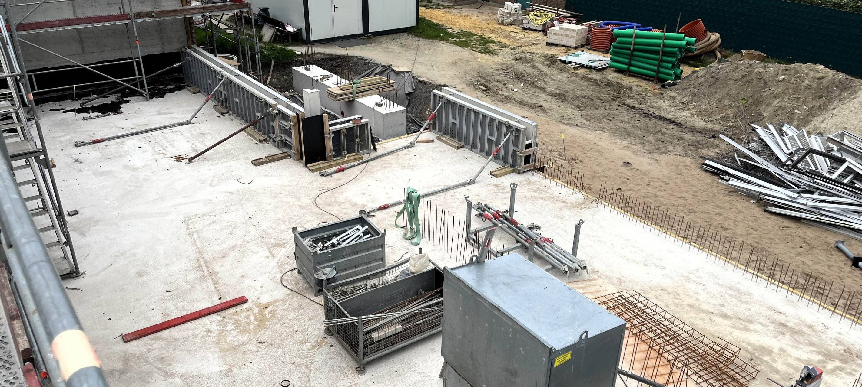 NORDKIRCHEN: Anbau-Baustelle