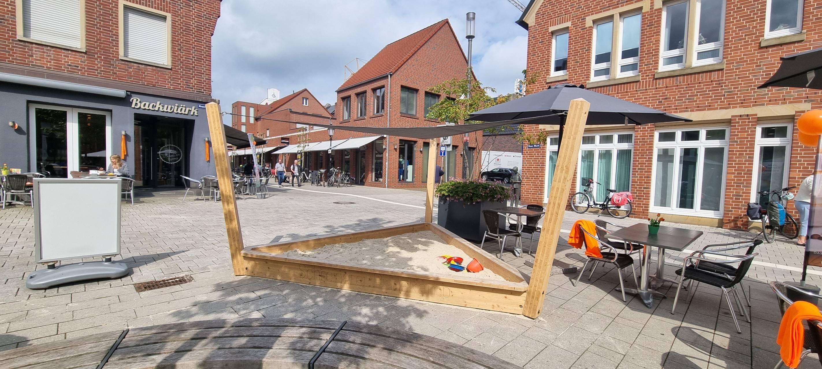 LÜDINGHAUSEN: Neuer mobiler Sandkasten