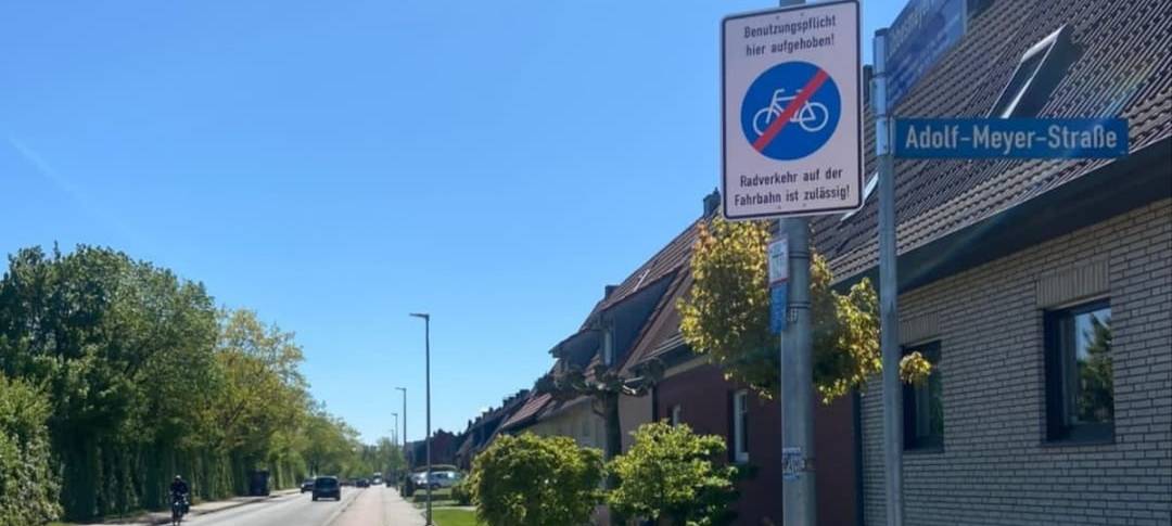 COESFELD: Warum Radwegepflicht am Lübbesmeyerweg aufgehoben?!