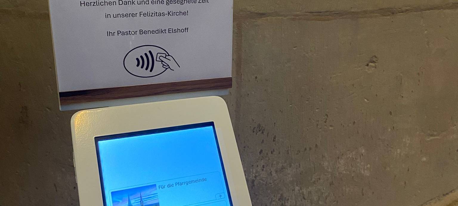 LÜDINGHAUSEN: Digitaler Klingelbeutel