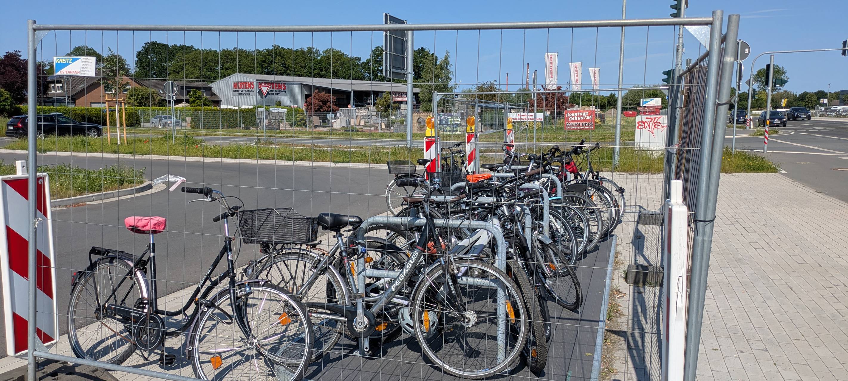 NOTTULN: Fahrradplattform zieht um