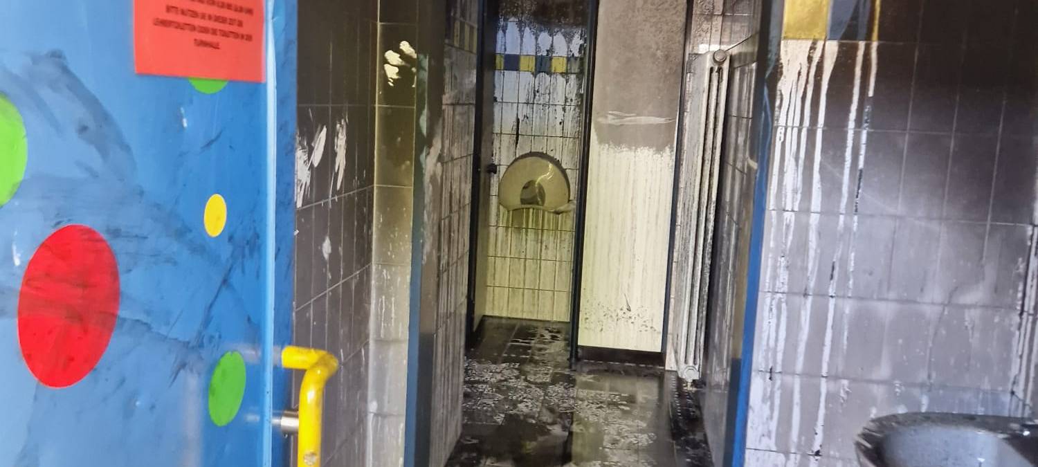 DAVENSBERG: Feuer im Schulklo