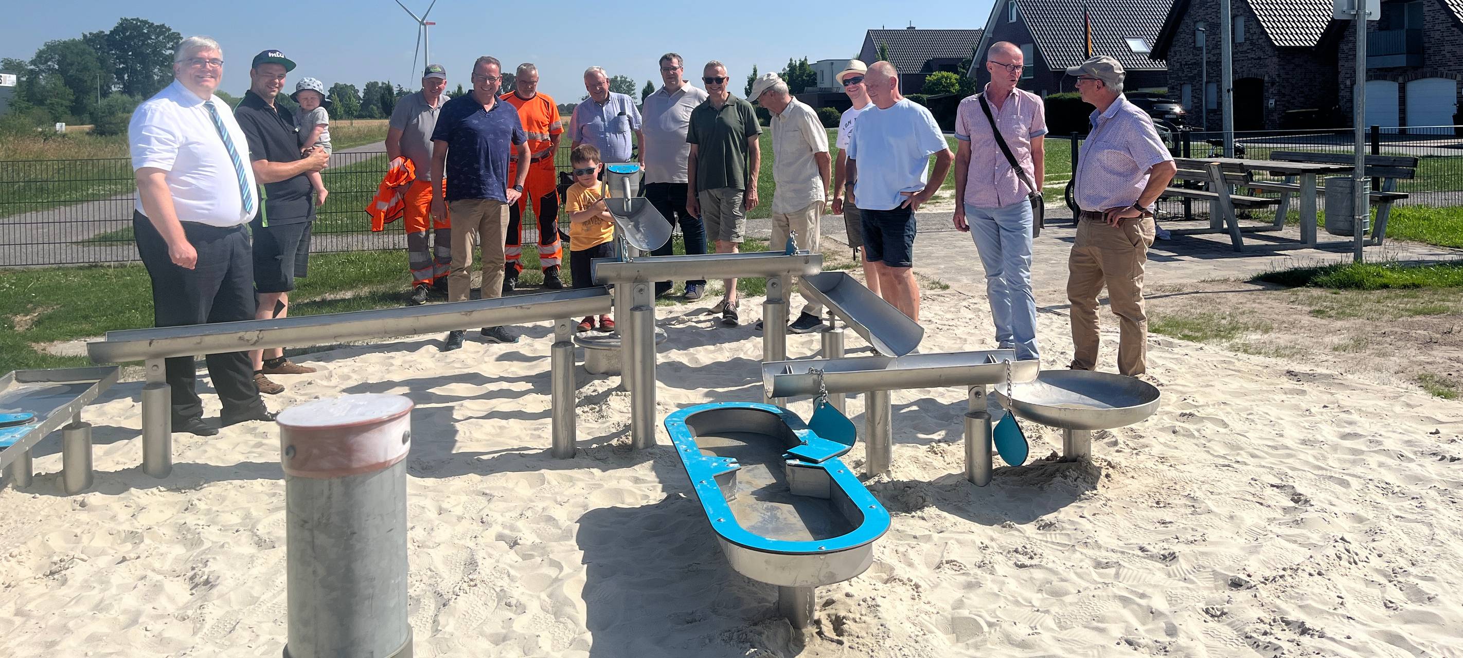 SENDEN: Wasserbahnen für Spielplätze