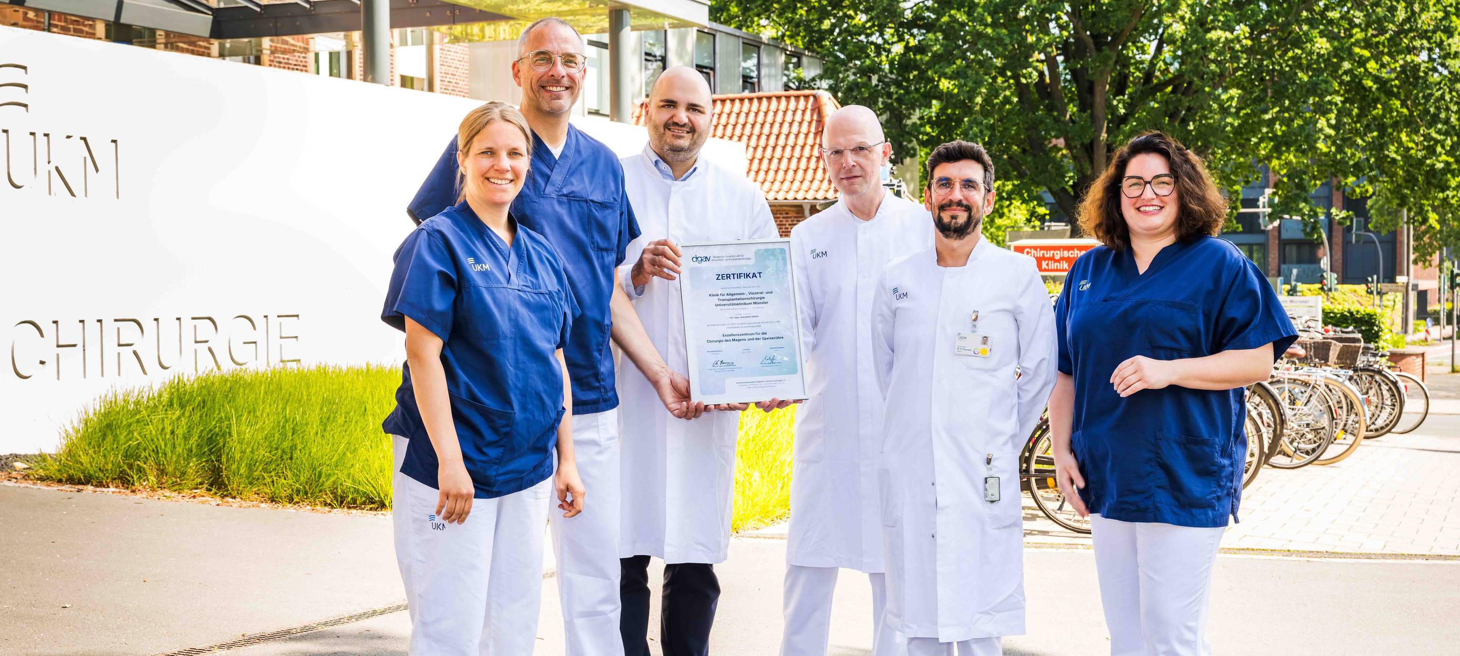 MÜNSTER: Zertifizierung fürs UKM
