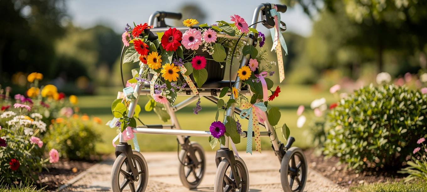 COESFELD/OLFEN: Rollator-Gang auf Spendentour