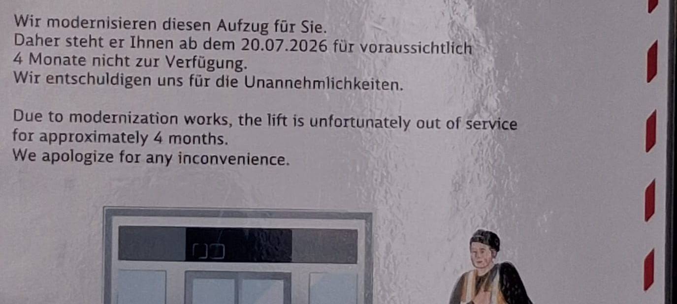 COESFELD: Aufzüge am Bahnhof gesperrt