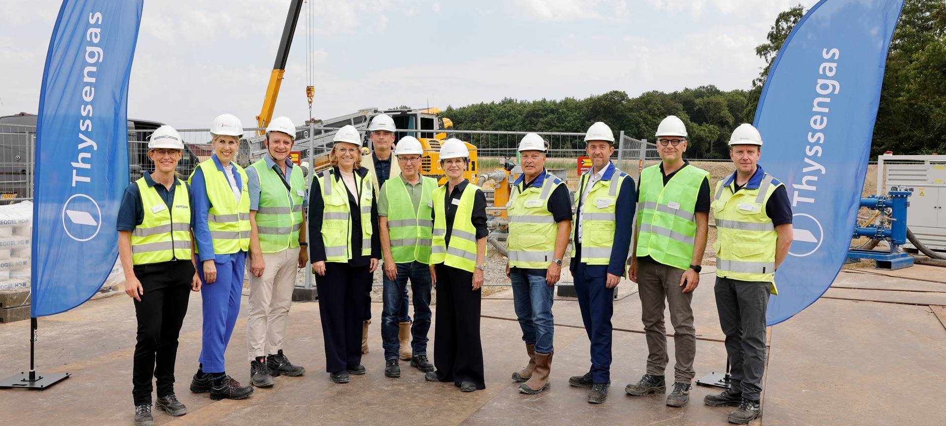 COESFELD: Bau einer Wasserstoff-Leitung
