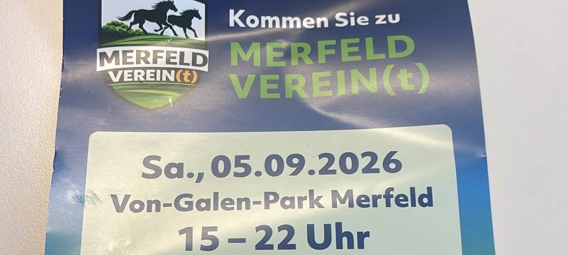 MERFELD: 1. gemeinsames großes Dorffest