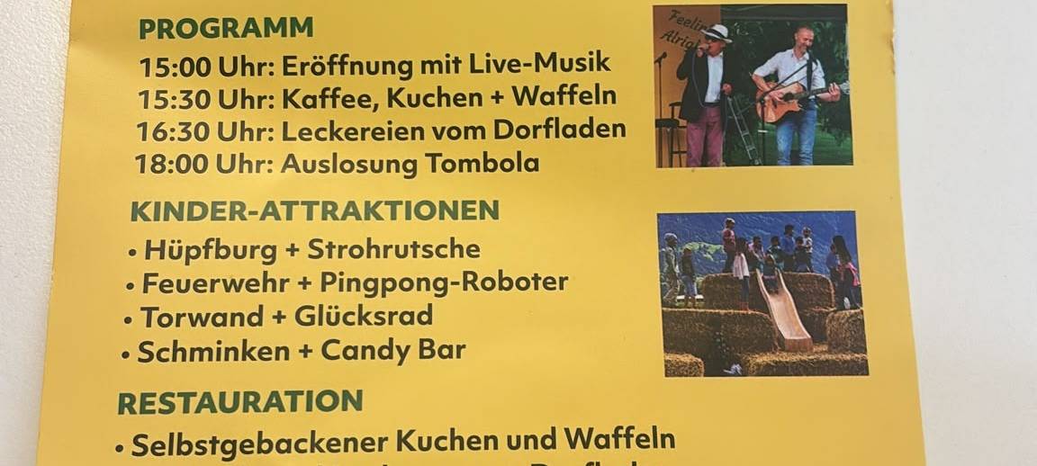 MERFELD: 1. gemeinsames großes Dorffest