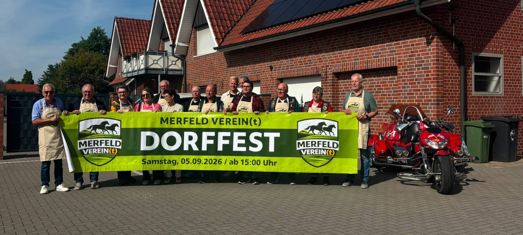 MERFELD: 1. gemeinsames großes Dorffest