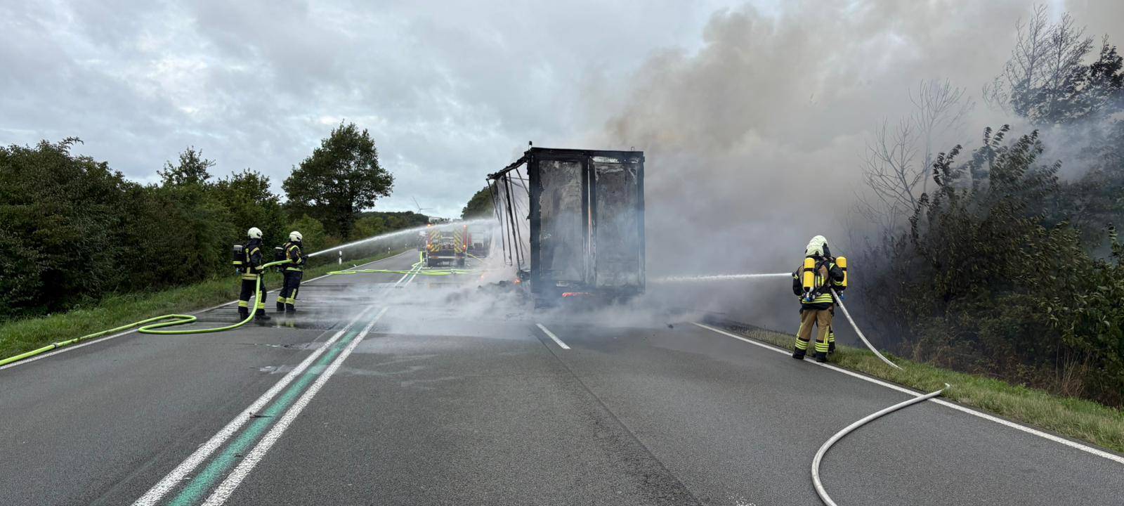 OCHTRUP: LKW-Brand