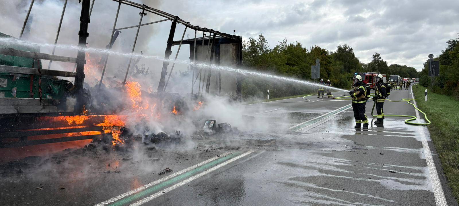 OCHTRUP: LKW-Brand