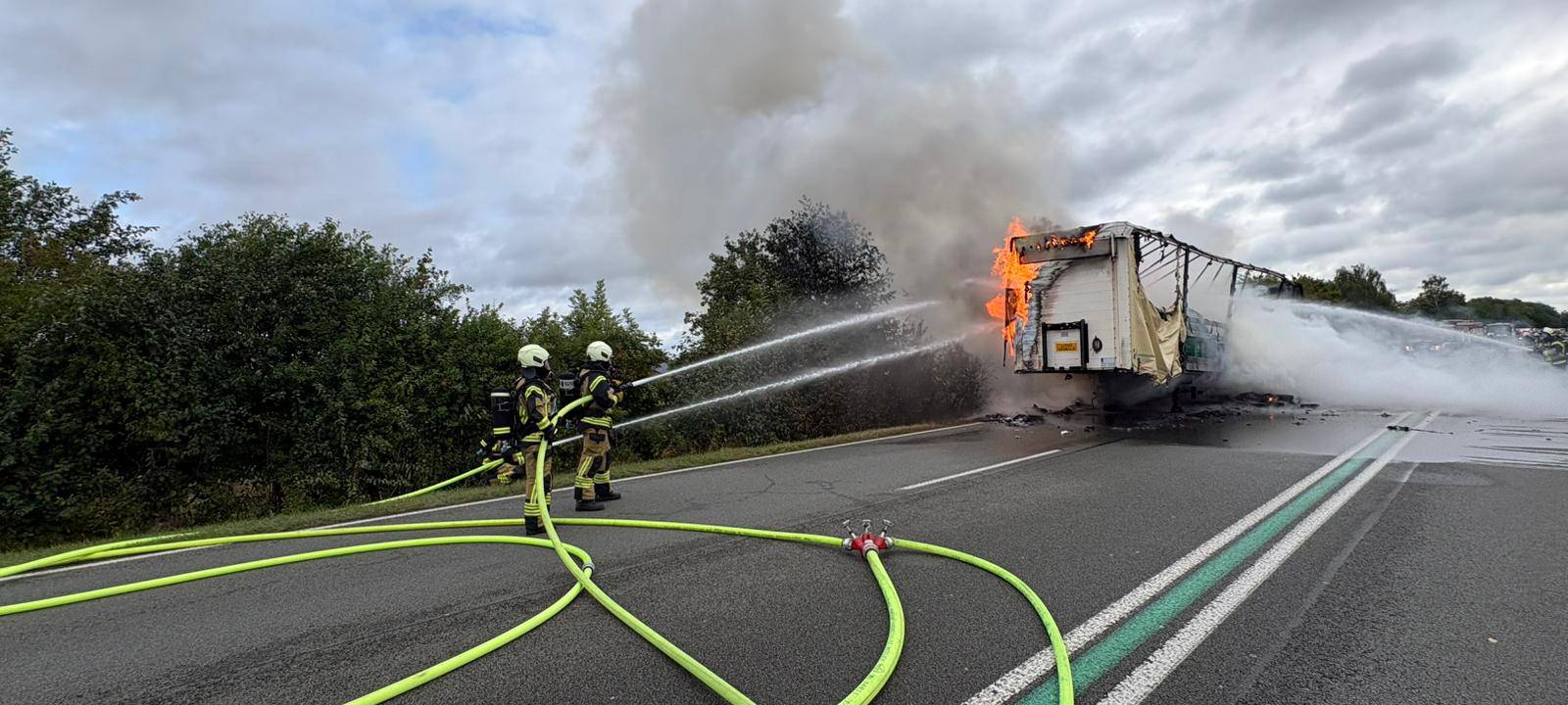 OCHTRUP: LKW-Brand