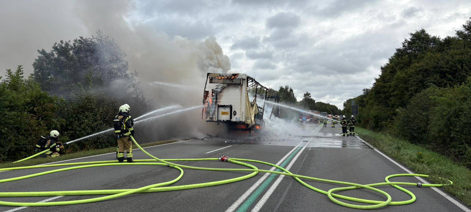OCHTRUP: LKW-Brand