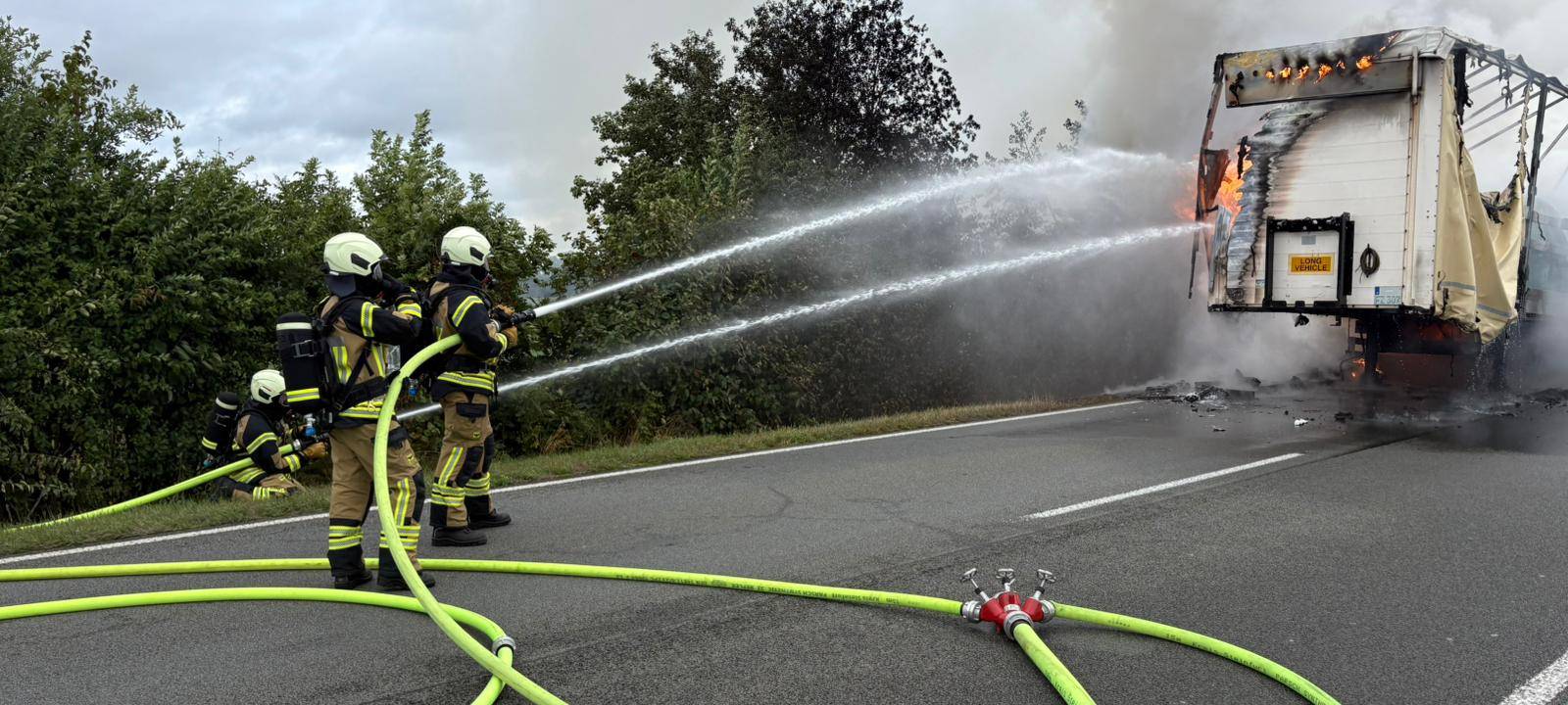 OCHTRUP: LKW-Brand