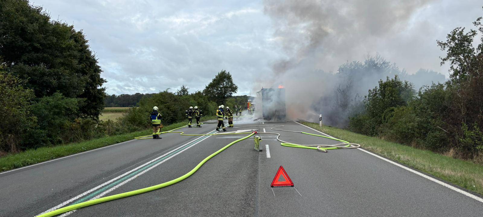 OCHTRUP: LKW-Brand