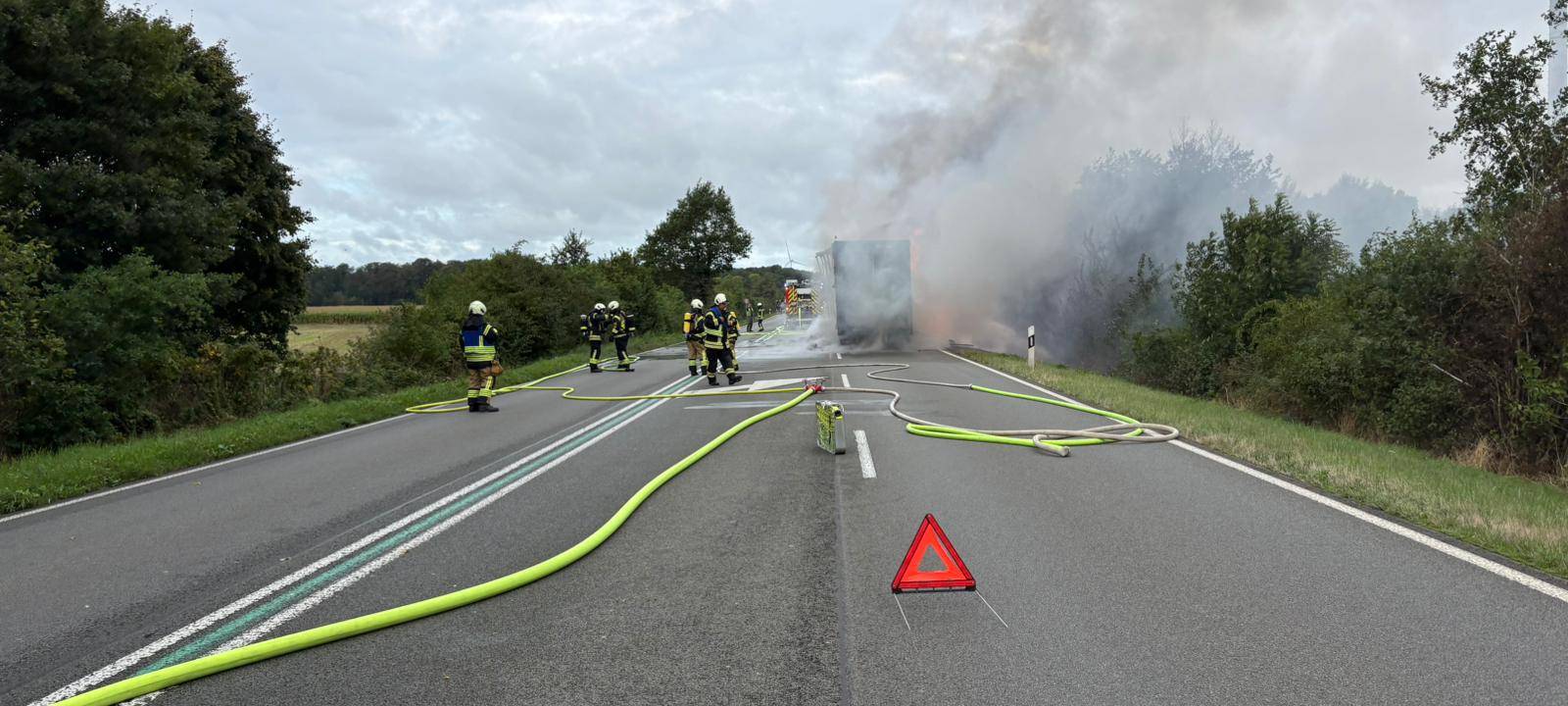 OCHTRUP: LKW-Brand