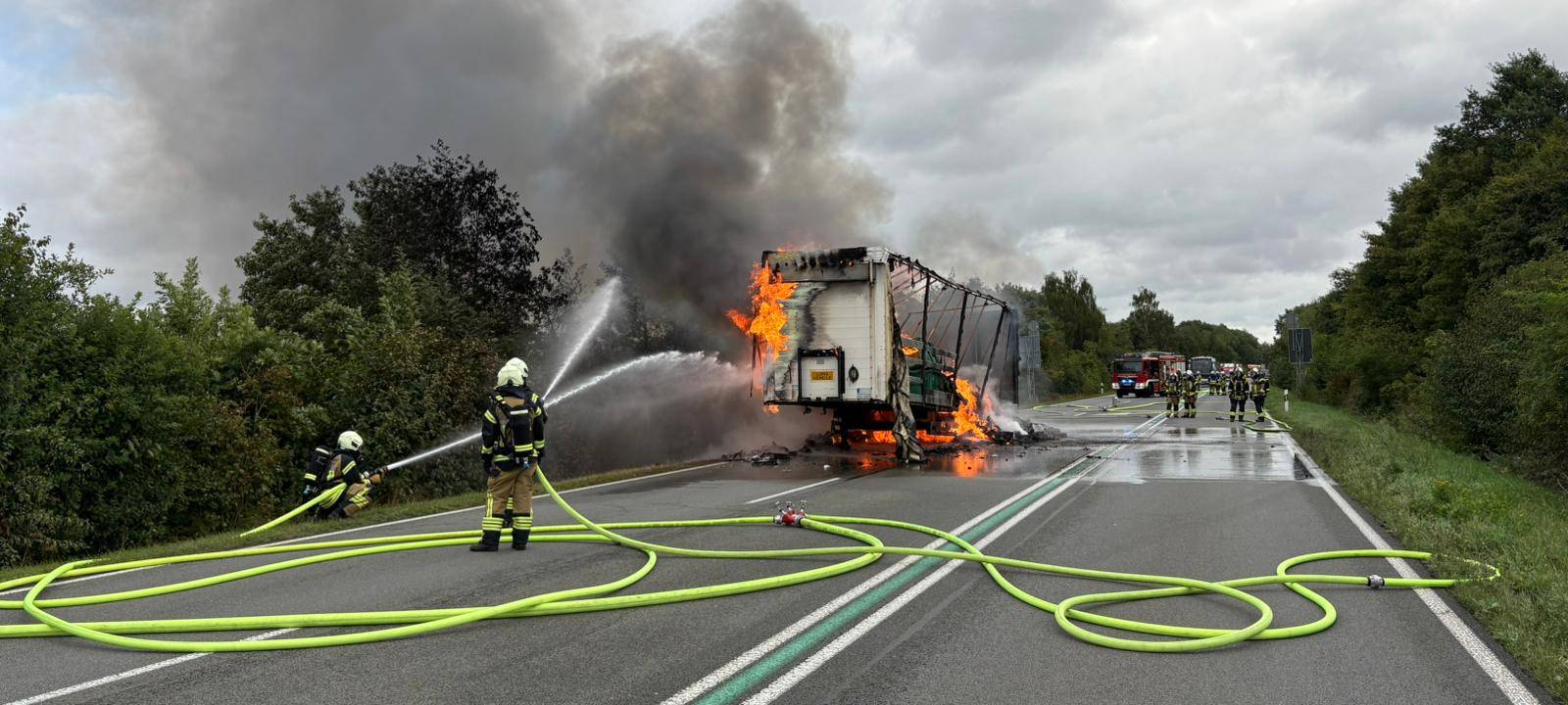 OCHTRUP: LKW-Brand