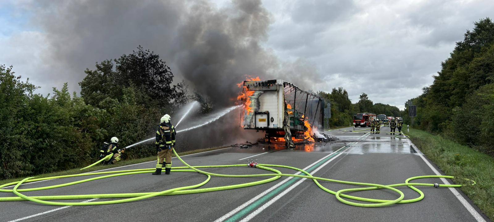 OCHTRUP: LKW-Brand