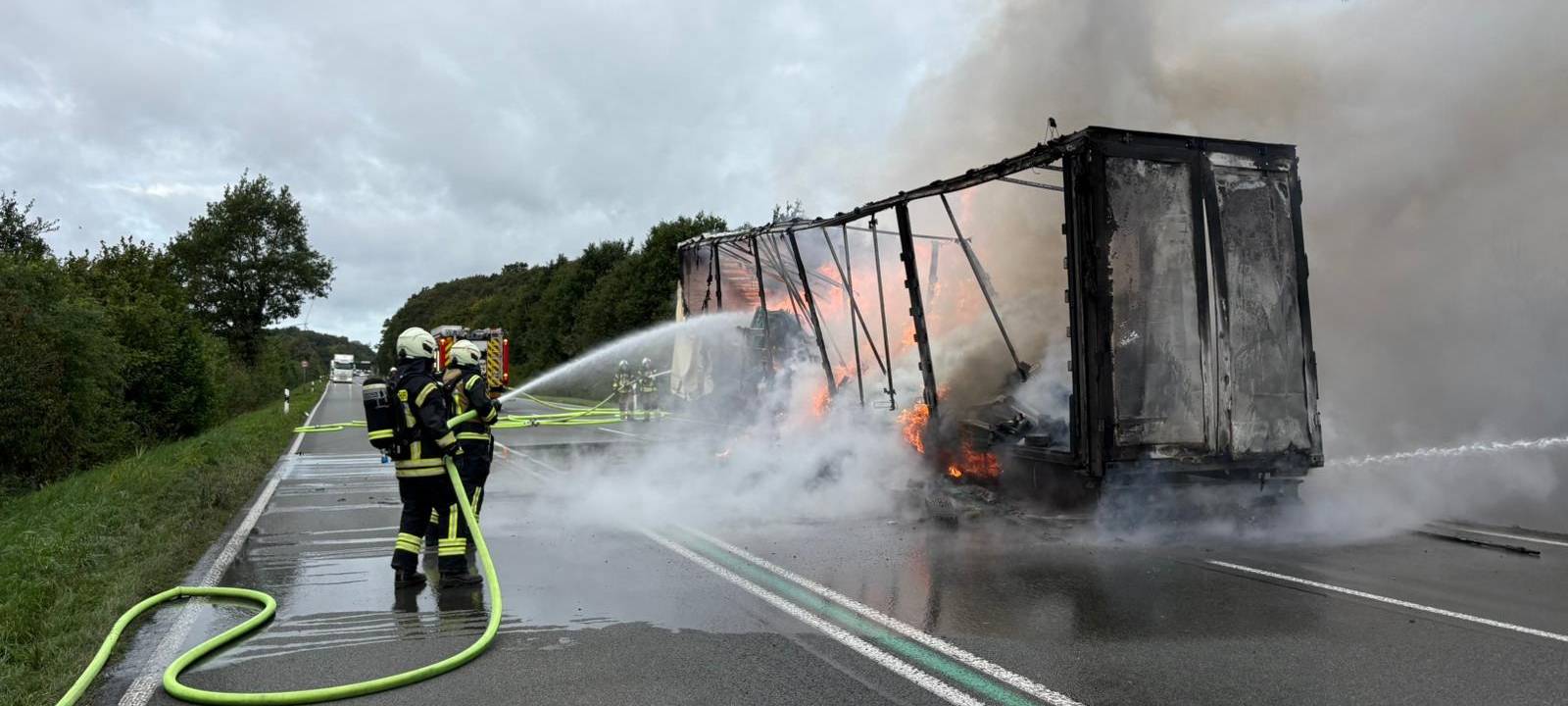 OCHTRUP: LKW-Brand