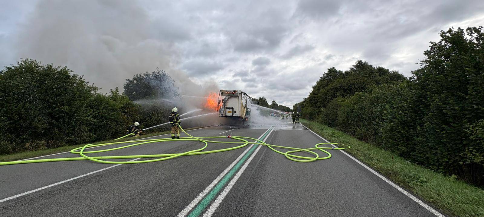 OCHTRUP: LKW-Brand