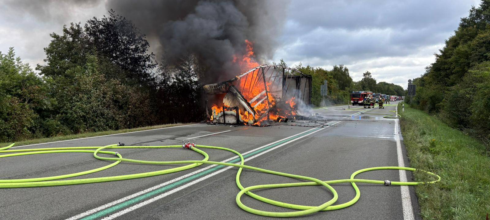 OCHTRUP: LKW-Brand