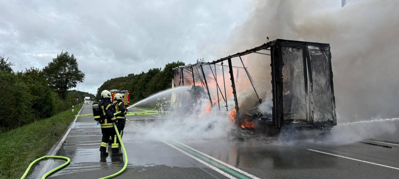 OCHTRUP: LKW-Brand
